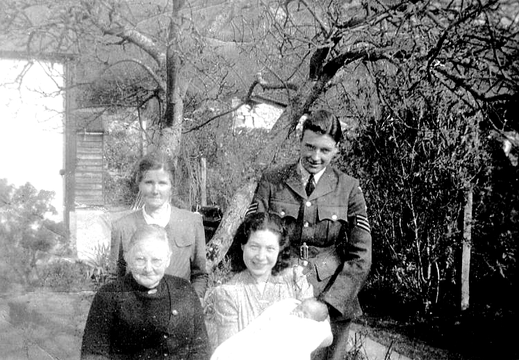 Gran, Nan, Dad, Mum, Me at Belhaven 