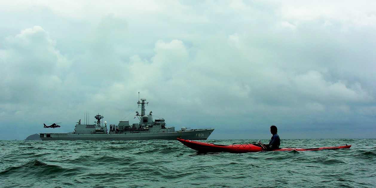 Pete - Plymouth Sound - Mew Stone and HNLMS Van Amstel